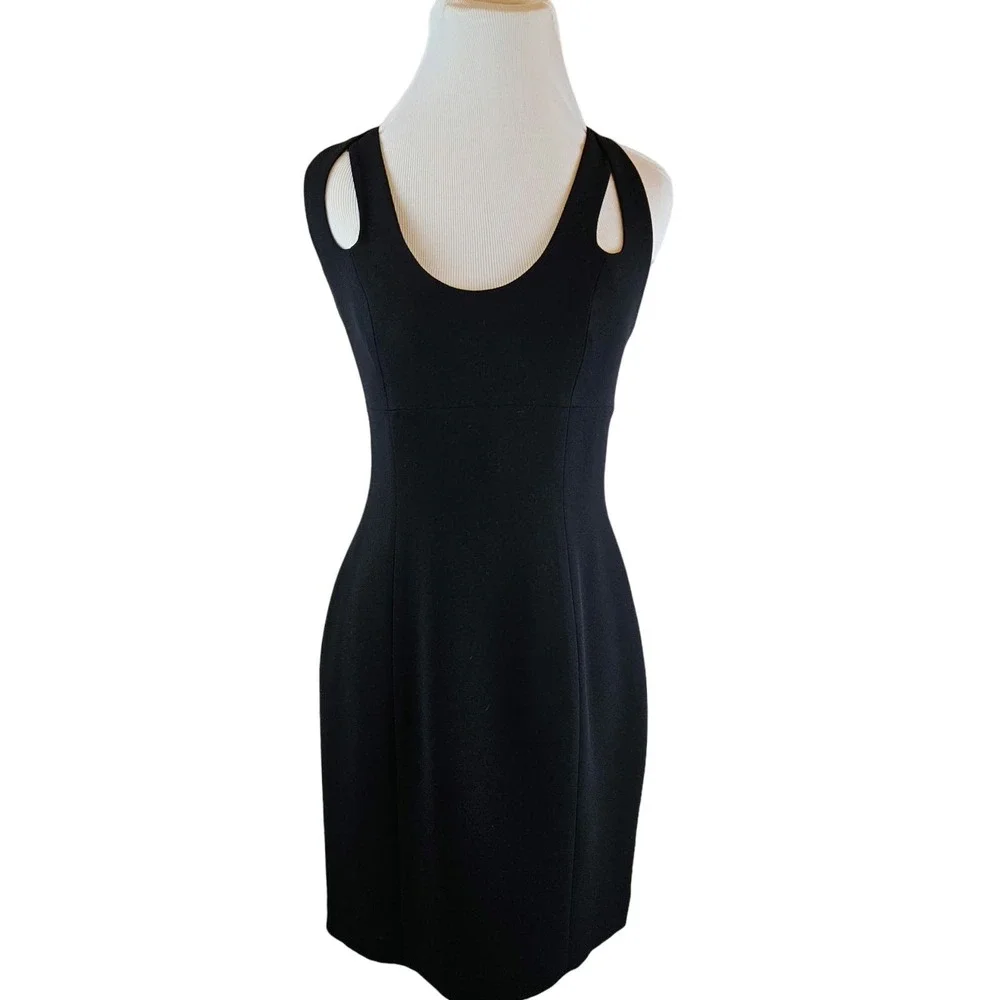 Vintage Tootsies black cocktail dress‎ with jacket, size 6